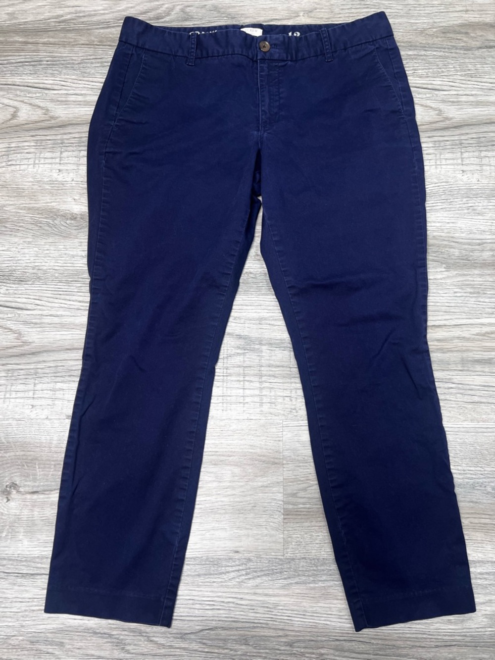 J. Crew Stretch Frankie chino pant in Navy Blue size 12
